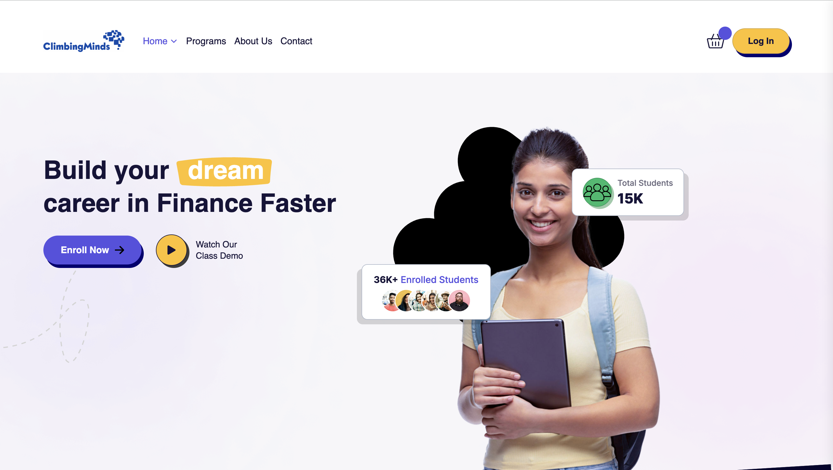 Climbing Minds - EdTech Platform project by nLivTech Mumbai